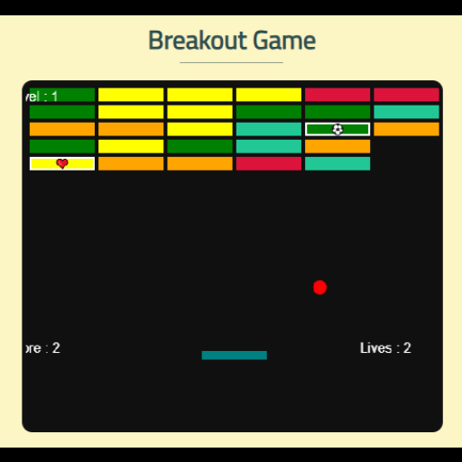 Breakout screenshot