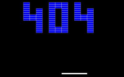 arkanoid-404 screenshot