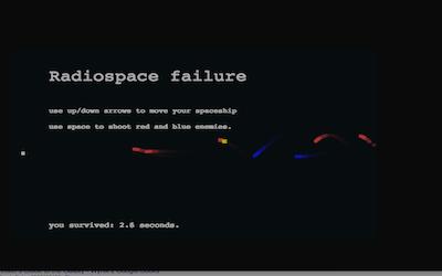 radiospace-failure screenshot