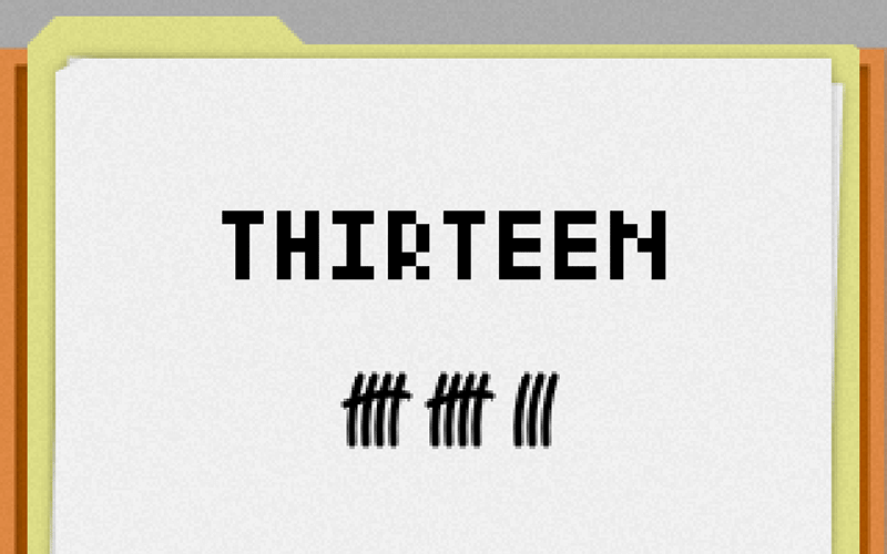 thirteen screenshot