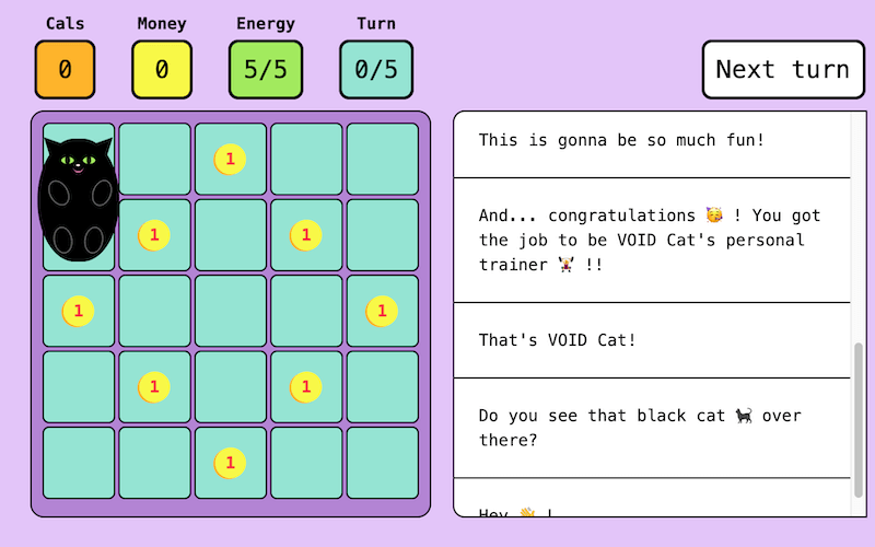 void-cat screenshot